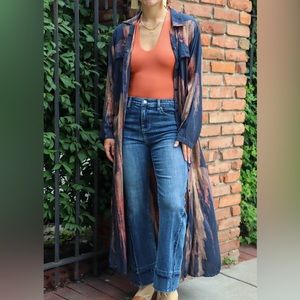 NWT Figwood Banyantree North Shore Hand Dyed Dress Size M/L Bohemian